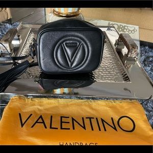 Mia Leather Camera Crossbody Bag